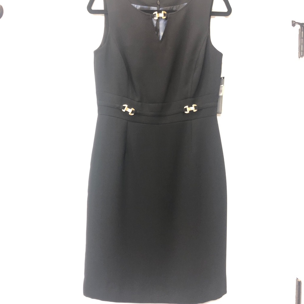 NWT Tahari by ASL Classic Black Dress size 6P